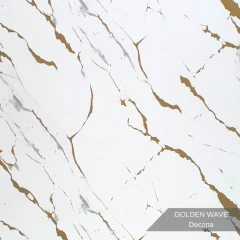 DEPA GOLDEN WAVE | 122 × 244 cm | PVC DUVAR PANELİ