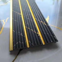 NEW BLACK LİNE | 12 × 280 cm | PS LAMBRİ DUVAR PANELİ
