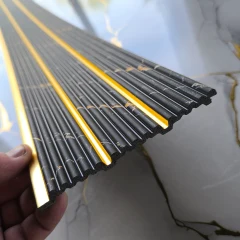 NEW BLACK LİNE | 12 × 280 cm | PS LAMBRİ DUVAR PANELİ