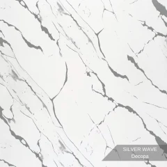 DEPA SILVER WAVE | 122 × 244 cm | PVC DUVAR PANELİ