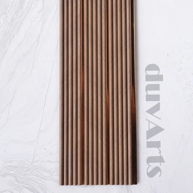 BROWN LİNE | 12 × 280 cm | PS LAMBRİ DUVAR PANELİ