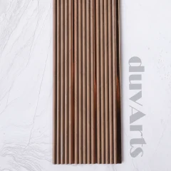 BROWN LİNE | 12 × 280 cm | PS LAMBRİ DUVAR PANELİ