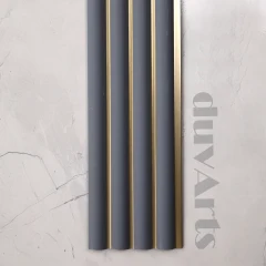 LUNA GRİ | 12 × 280 cm | PS LAMBRİ DUVAR PANELİ