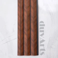 DELUX KAHVE | 12 × 280 cm | PS LAMBRİ DUVAR PANELİ