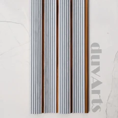 PRESTİJ GÜMÜŞ | 20 × 280 cm | PS LAMBRİ DUVAR PANELİ