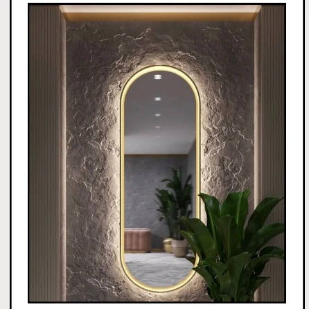 70 × 170 cm | OVAL BOY | DOKUNMATİK TUŞLU AYNA