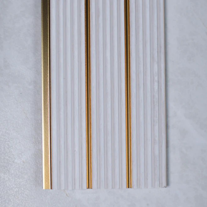 WHITE LİNE | 12 × 280 cm | PS LAMBRİ DUVAR PANELİ